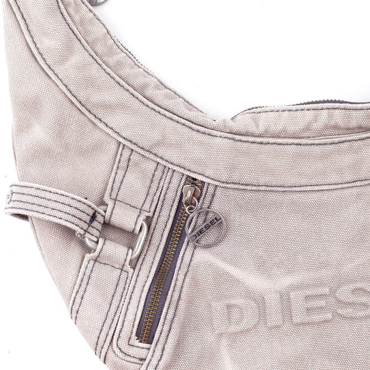 Diesel Light Brown Vintage Crossbody Bag