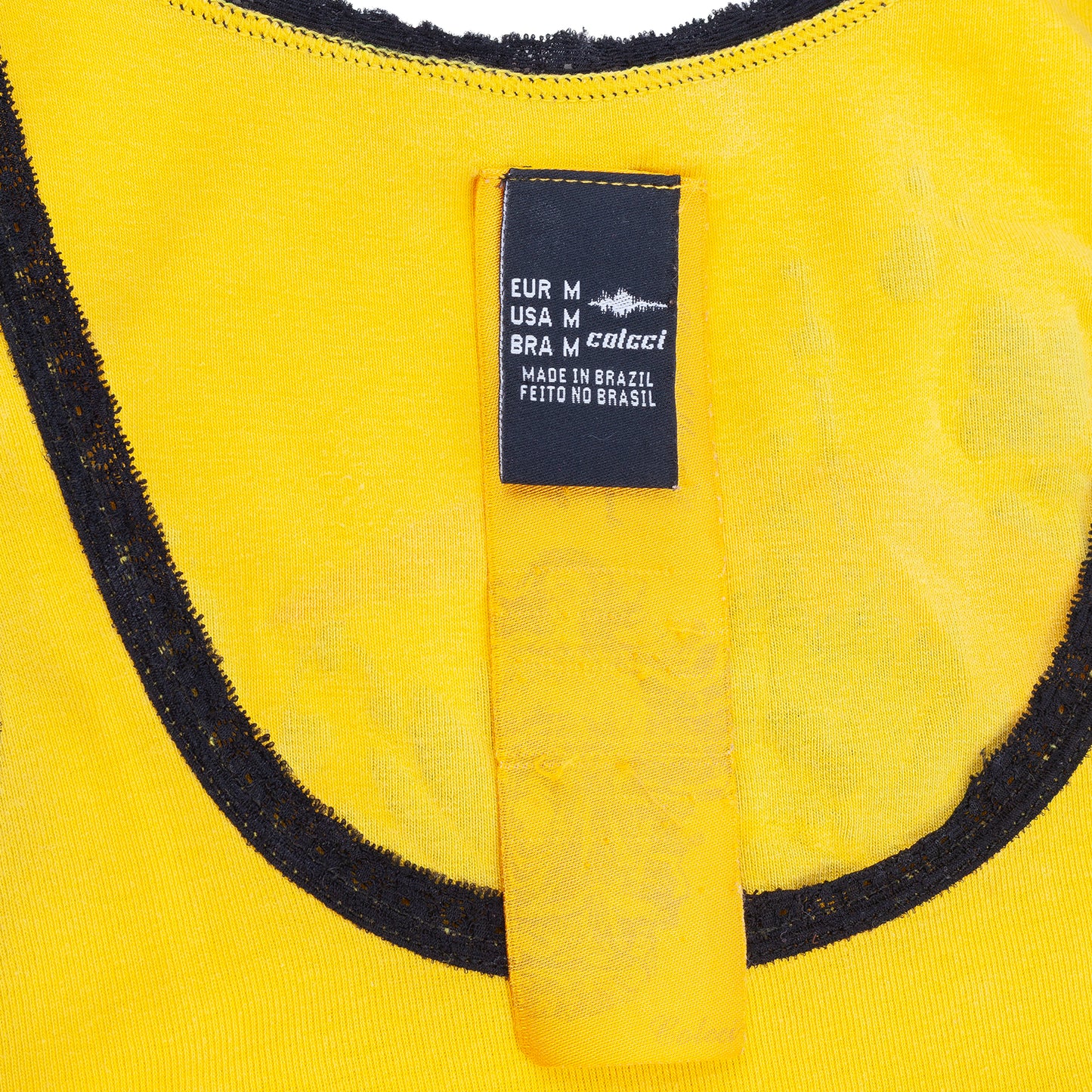 Colcci “Dirty Girl” Graphic Yellow Tank Top