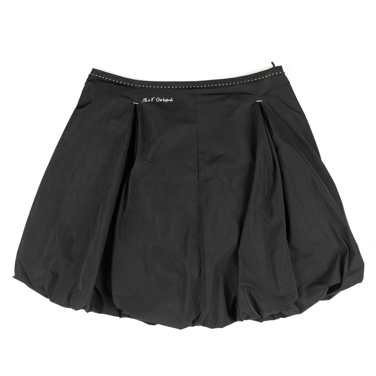 Marithé François Girbaud Mini Black Bubble Skirt (S)