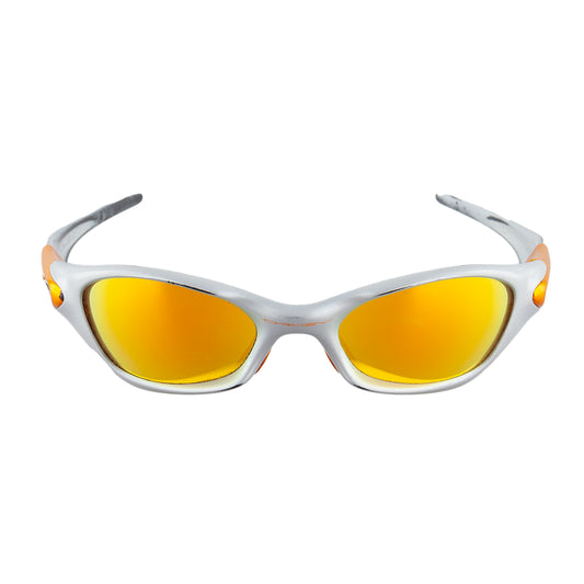 Oakley RARE 2003 Valve Silver Fire Lenses Vintage Sunglasses