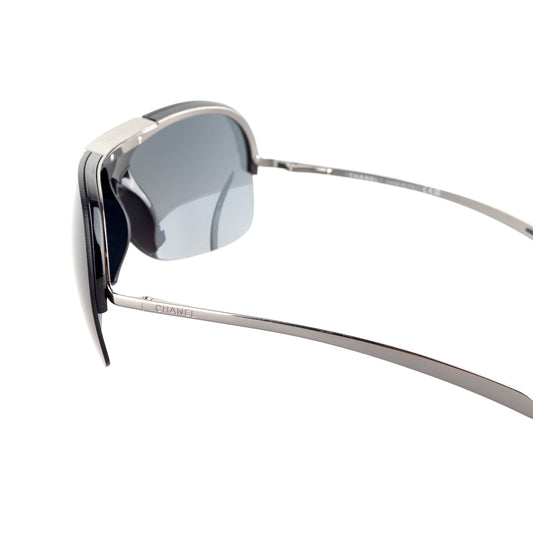 Chanel 6007 C.108/87 Small Vintage Shield Sunglasses