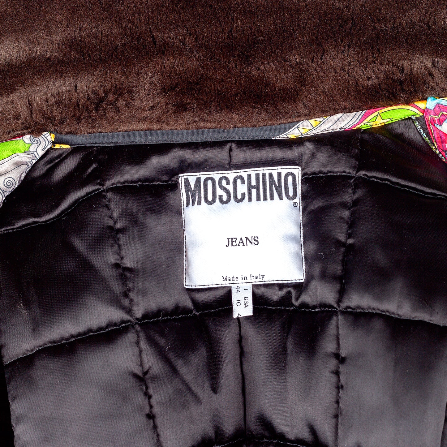 RARE Moschino Jeans Fall 1996 Slot Machine Vintage Bomber Jacket (M)