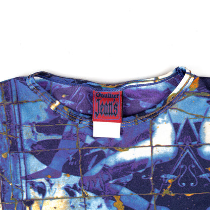 Jean Paul Gaultier JPG Printed Tiles Vintage Top (S)