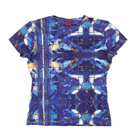 Jean Paul Gaultier JPG Printed Tiles Vintage Top (S)