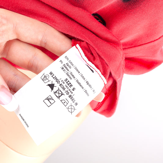 Guess Vintage One-Shoulder Red-Fuchsia Top/Dress (S)