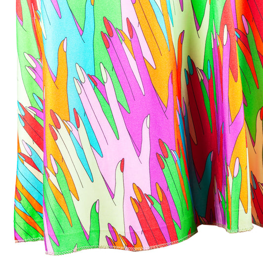 Dolce & Gabbana Vintage Hands Multicolor Dress (S-M)