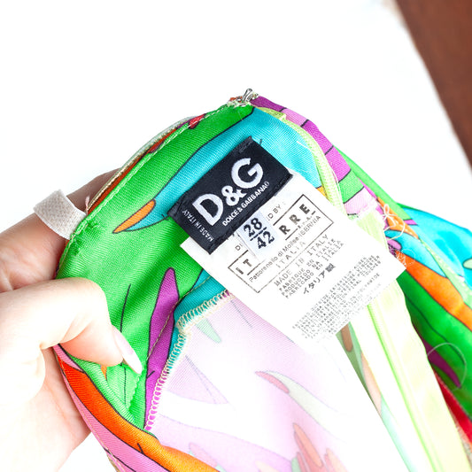 Dolce & Gabbana Vintage Hands Multicolor Dress (S-M)