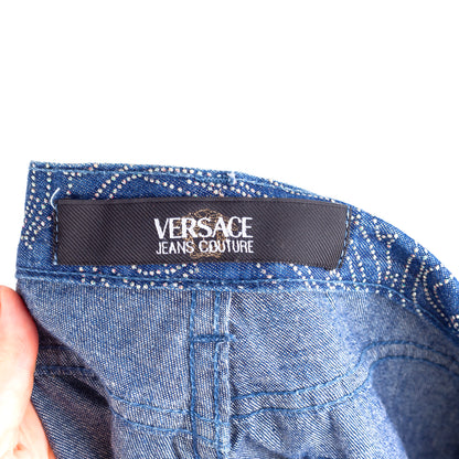 Versace Jeans Couture Vintage Strass Denim Pants (S)