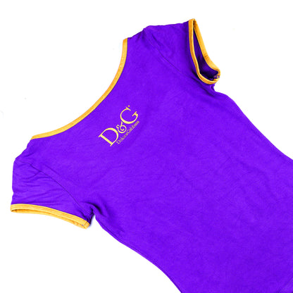 Dolce & Gabbana “I’m Ahead of the Times”  Vintage Purple T-Shirt (XS)