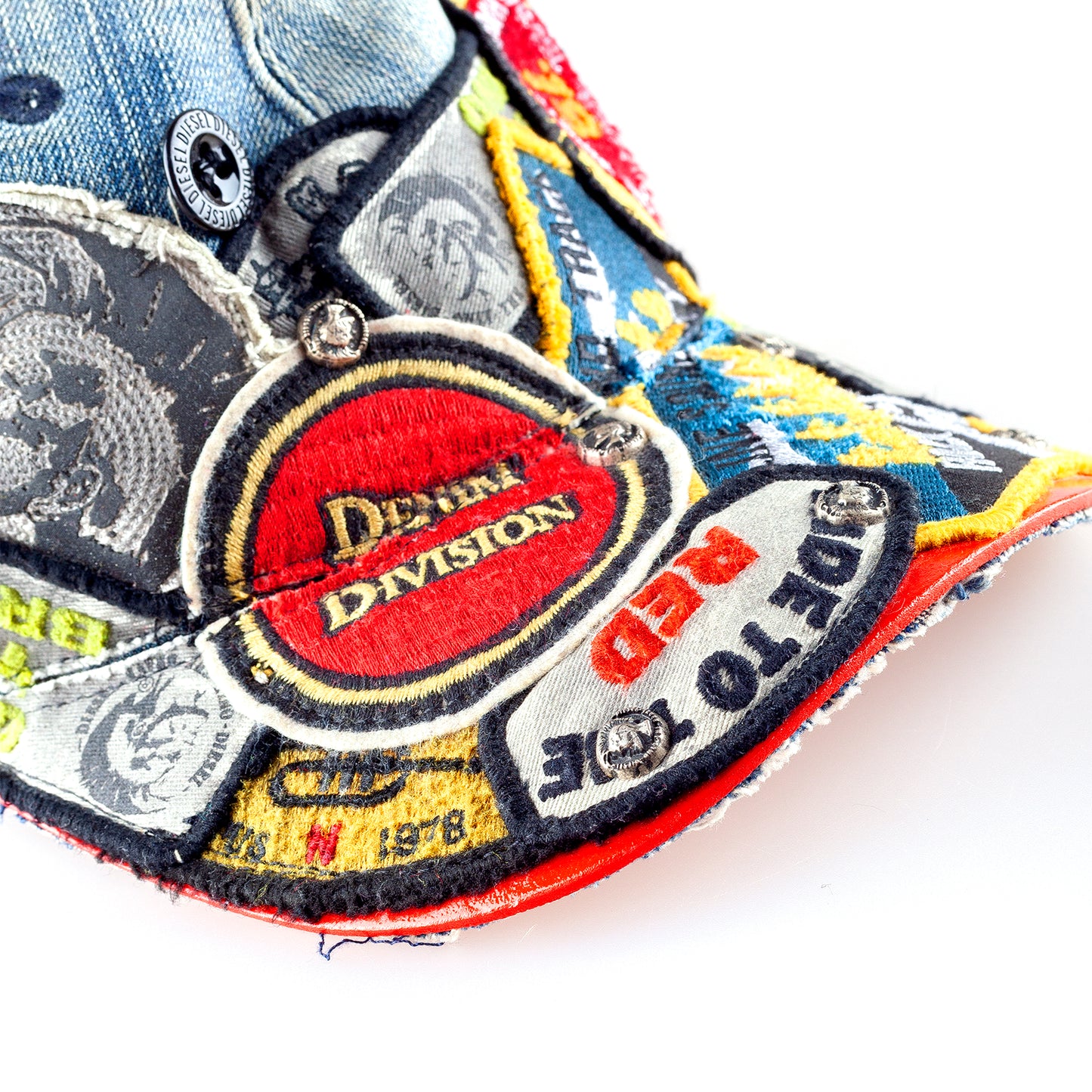 Diesel 2013 “DIESEL TRIBUTE x Nicola Formichetti” Vintage Patches Denim Snapback Cap