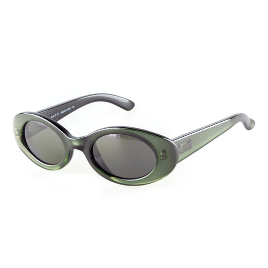 Gucci GG 2438/S 3YB Oval Green Vintage Sunglasses