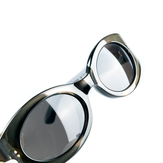 Gucci GG 2438/S 3YB Oval Green Vintage Sunglasses