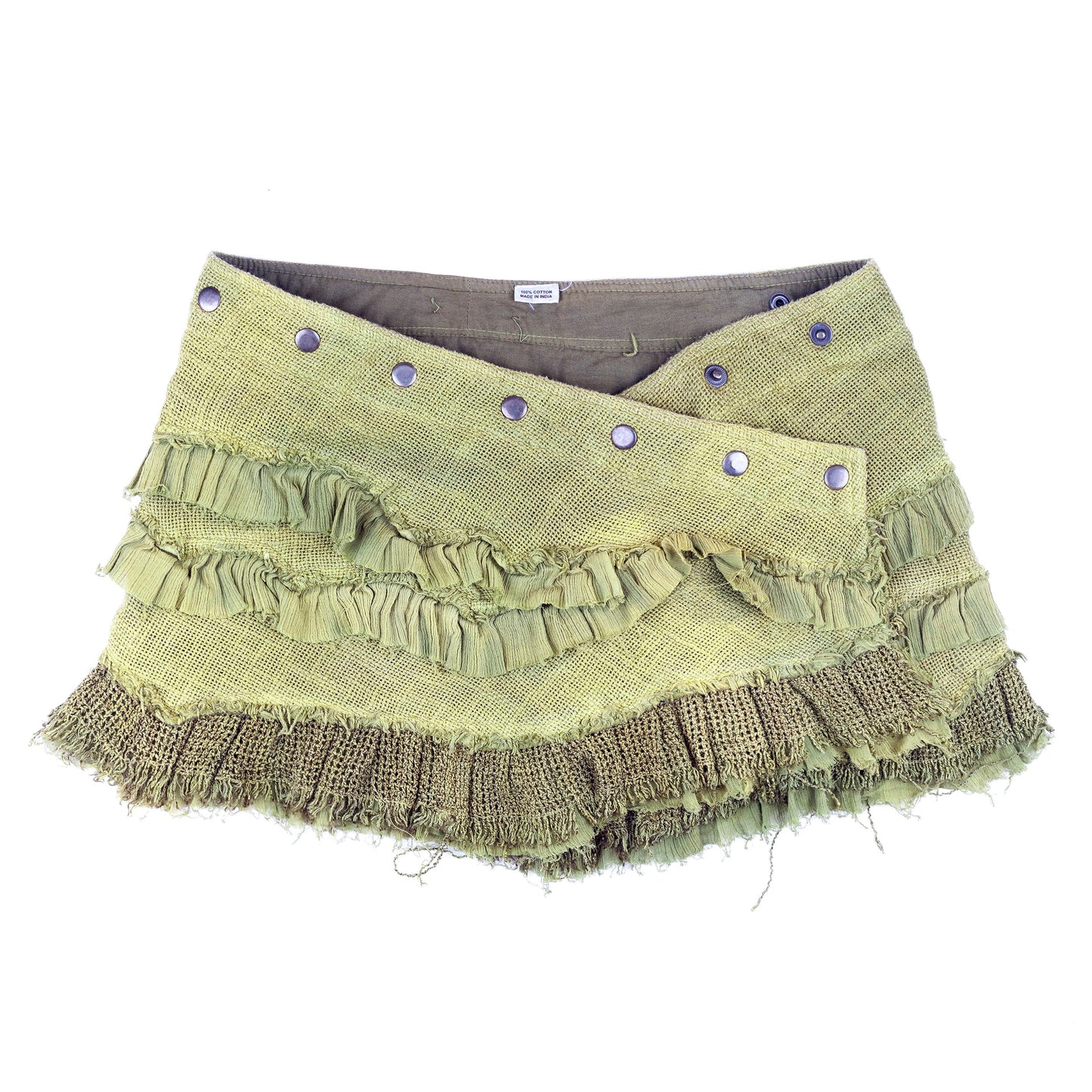 Vintage Steampunk Green Mini Skirt (XS/L)