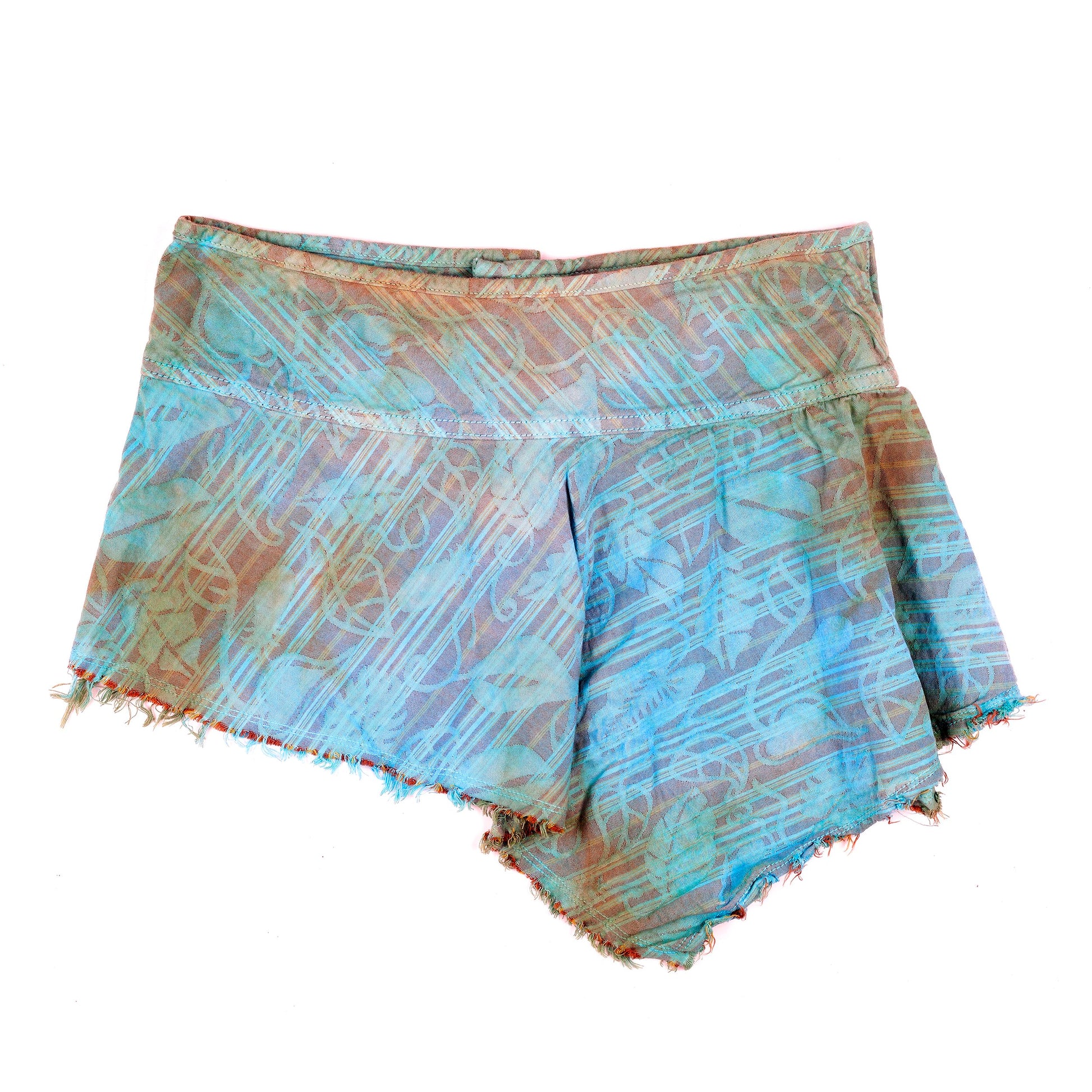 Diesel Asymmetrical Tie-Dye Mini Skirt (S)