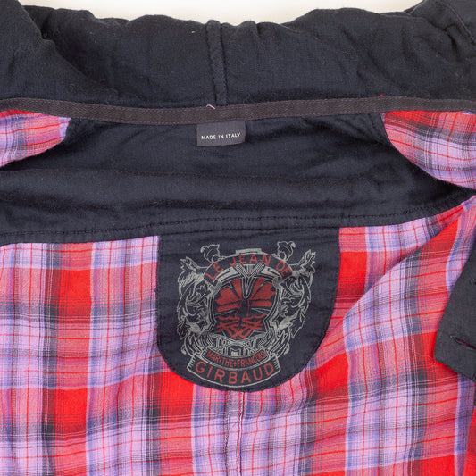 Marithé François Girbaud Checked Hooded Shirt (S)