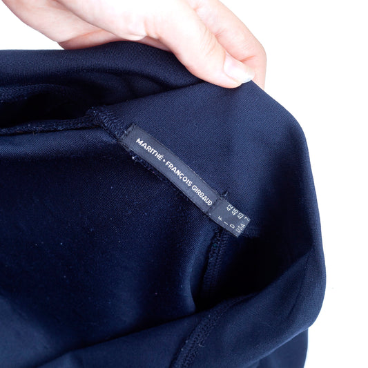 Marithé François Girbaud Blue Ruffled Jacket (M)