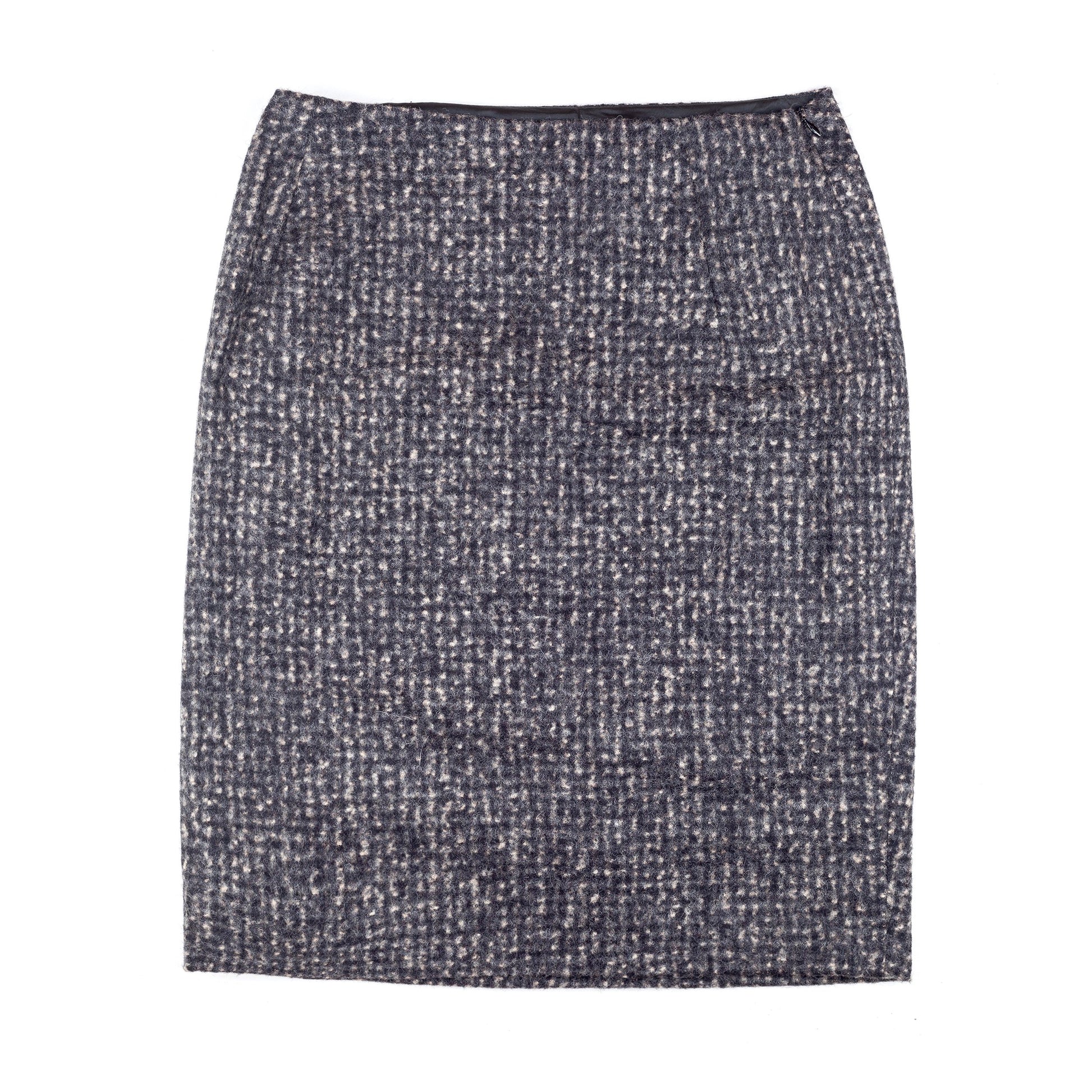 JIL SANDER Wool Grey Midi Skirt (M)