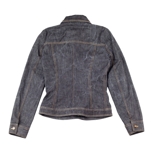 Dolce & Gabbana S/S 2002 Butterfly Denim Vintage Jacket (S)