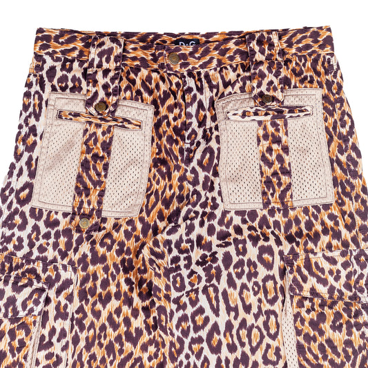 Dolce & Gabbana Leopard Denim Vintage Pants (M)