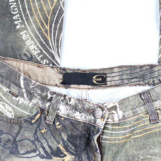 Just Cavalli AW 2003 Astrology Vintage Pants (M)