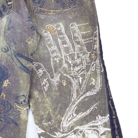 Just Cavalli AW 2003 Astrology Vintage Pants (M)