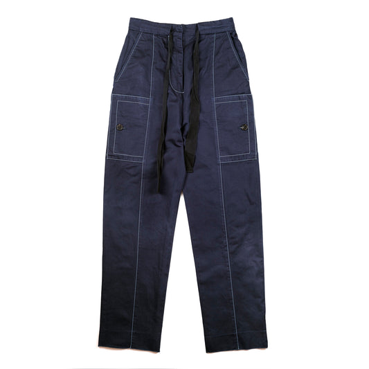 Marni High Waisted Navy Blue Pants (M)