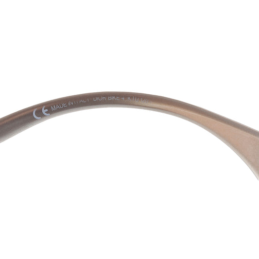 Christian Dior "Bike 4" Shield Golden Sunglasses
