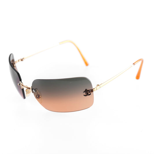 Chanel 4017 CC Logo Bronze Sunglasses