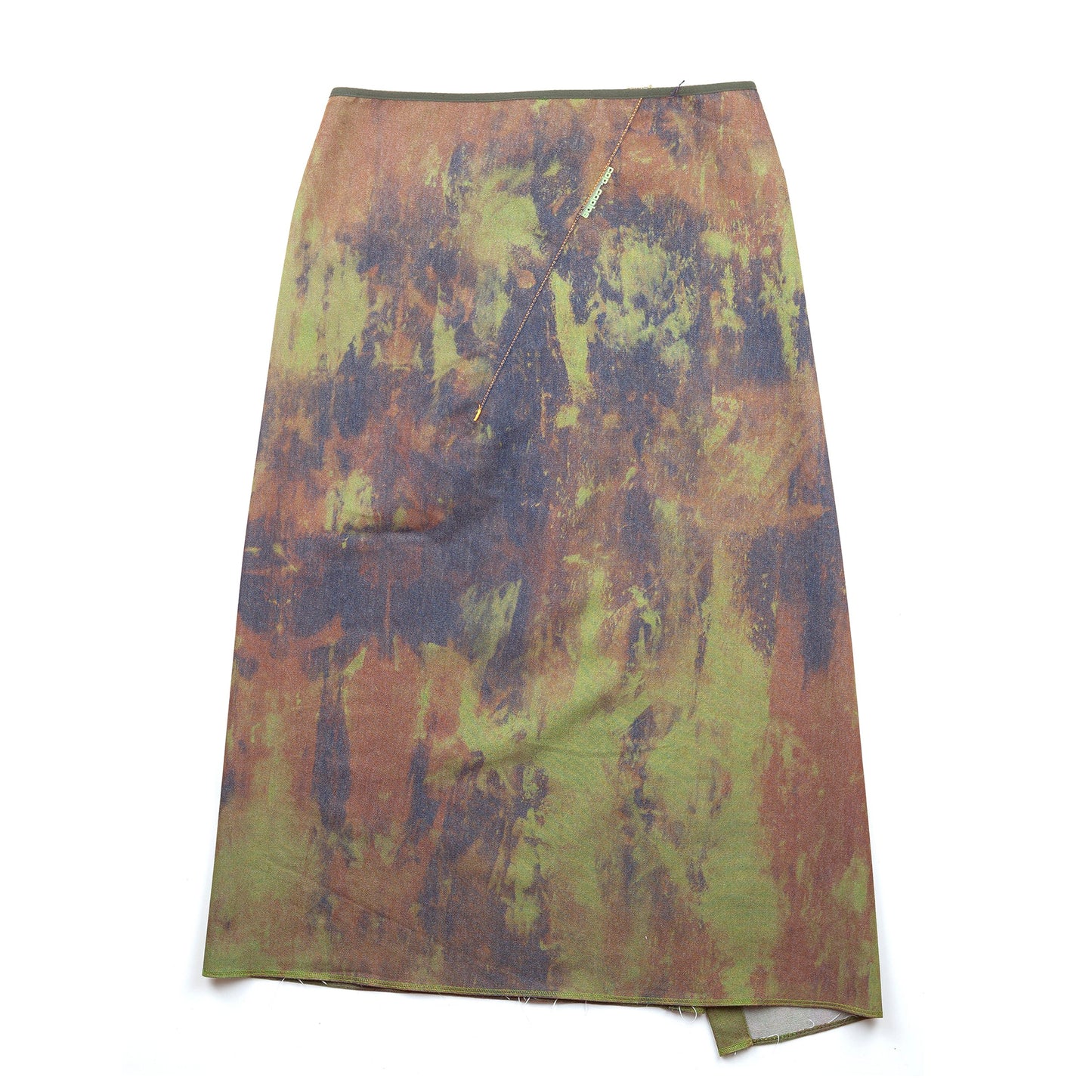 Cop Copine “Huntly” Green Acid Adjustable Skirt (M)