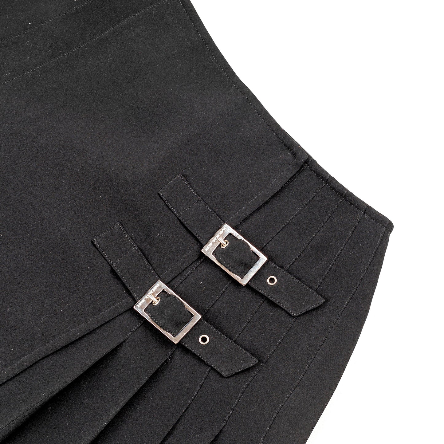 Mugler Black Pleated Skirt (S)