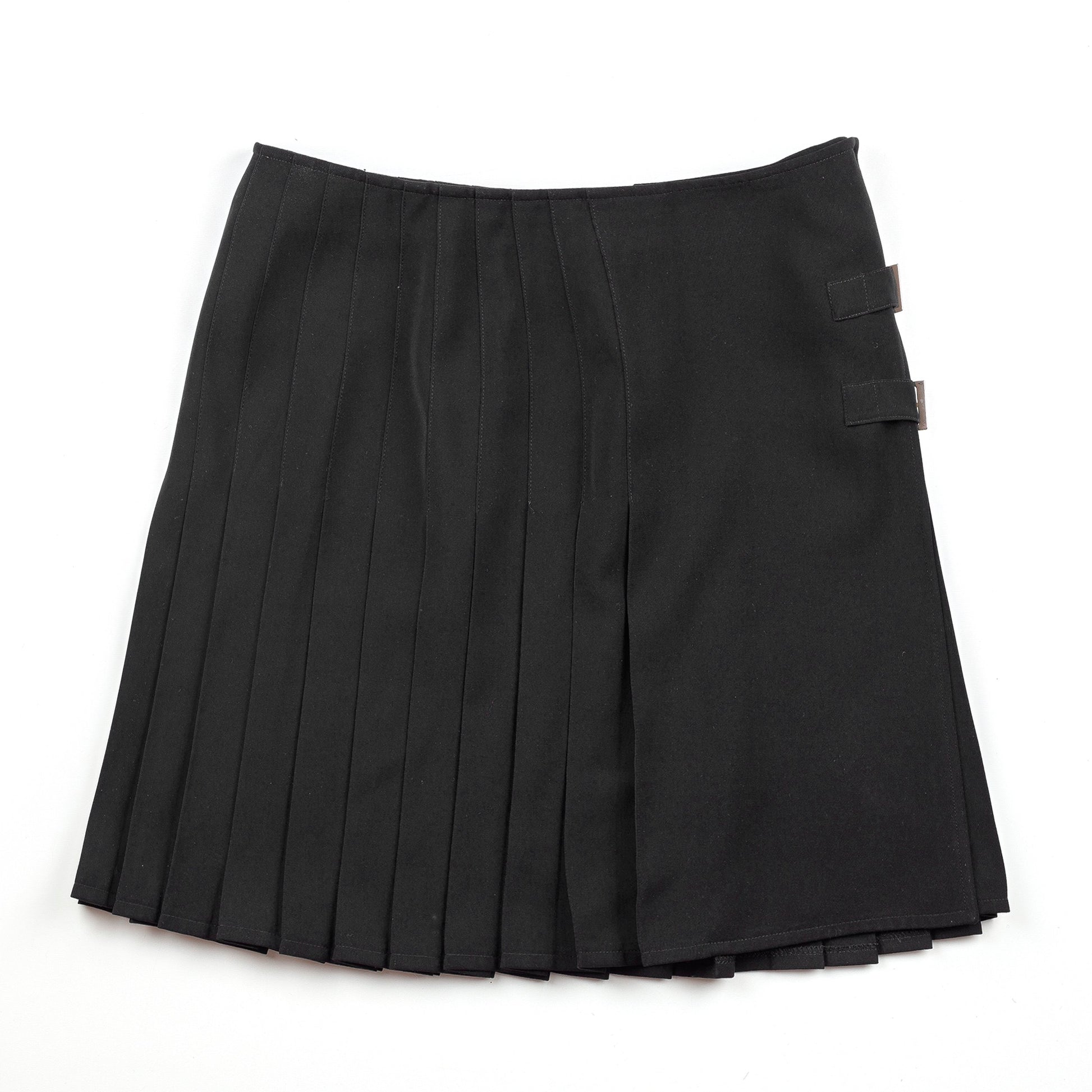 Mugler Black Pleated Skirt (S)