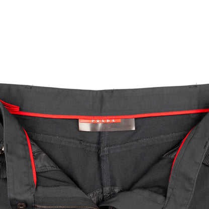 Prada Black Belted Pants (M)