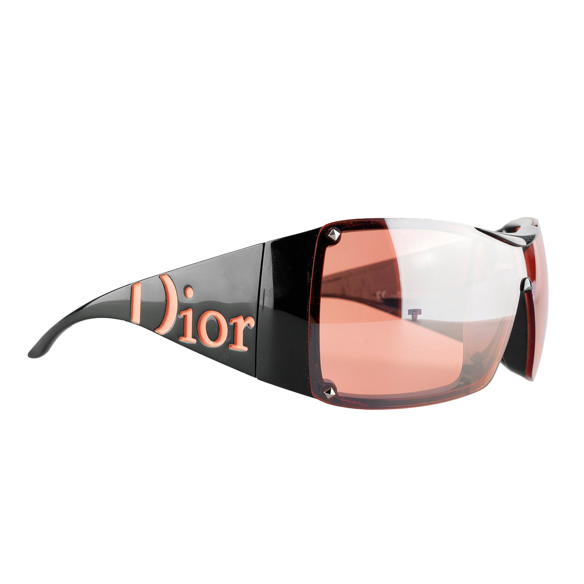 Dior Overshine 2 Black / Orange Mask Sunglasses