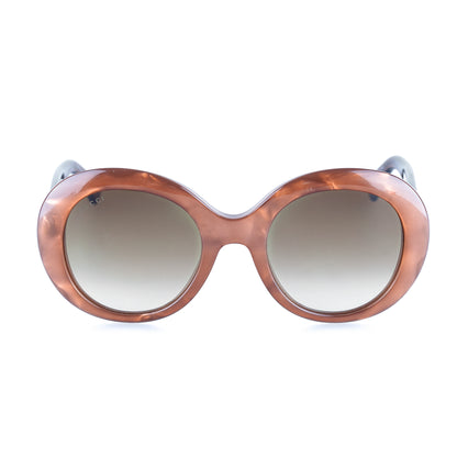 Gucci GG 3815/S R3VJD Vintage Brown Tortoise Rounded Sunglasses