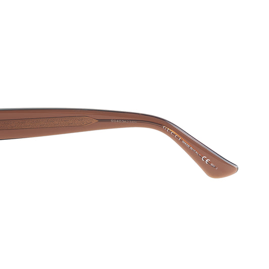 Gucci GG 3815/S R3VJD Vintage Brown Tortoise Rounded Sunglasses