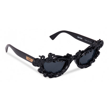 Moschino Limited Edition MOS089/S 807IR Vintage Black Frame Sunglasses