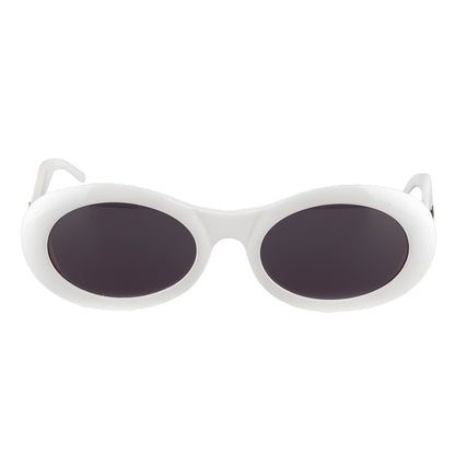 Gucci GG 2400/S Vintage White Oval Sunglasses