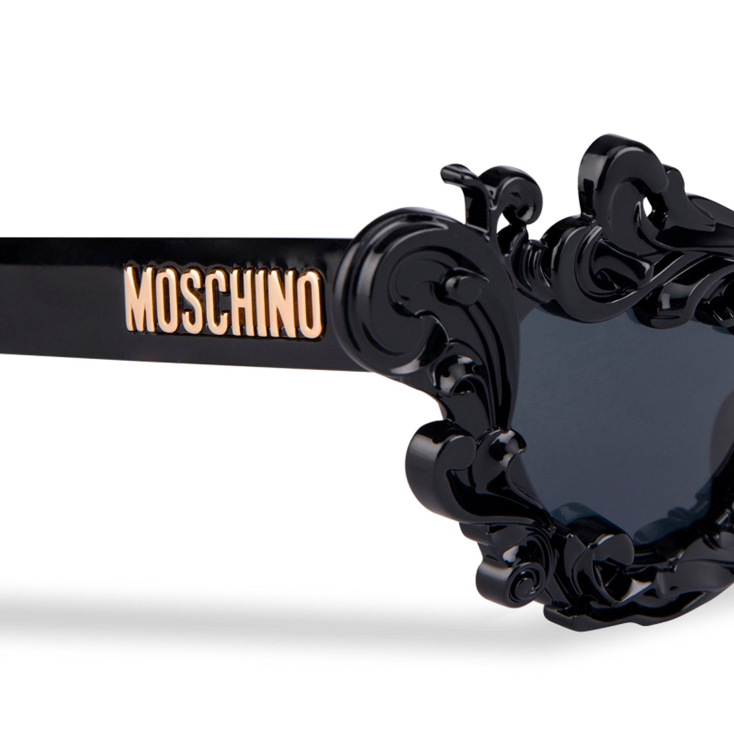 Moschino Limited Edition MOS089/S 807IR Vintage Black Frame Sunglasses