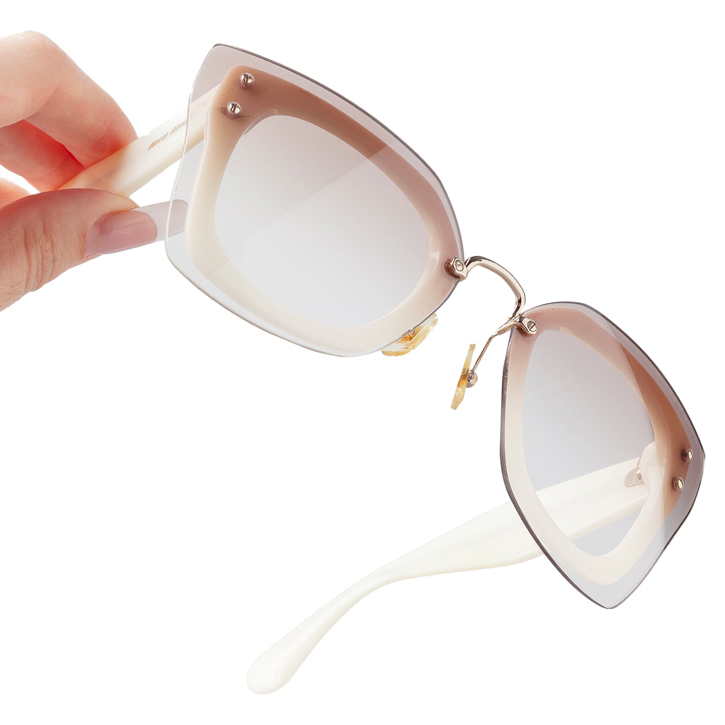 Miu Miu SMU 04R 7S3-1LO Vintage Cat Eye Sunglasses