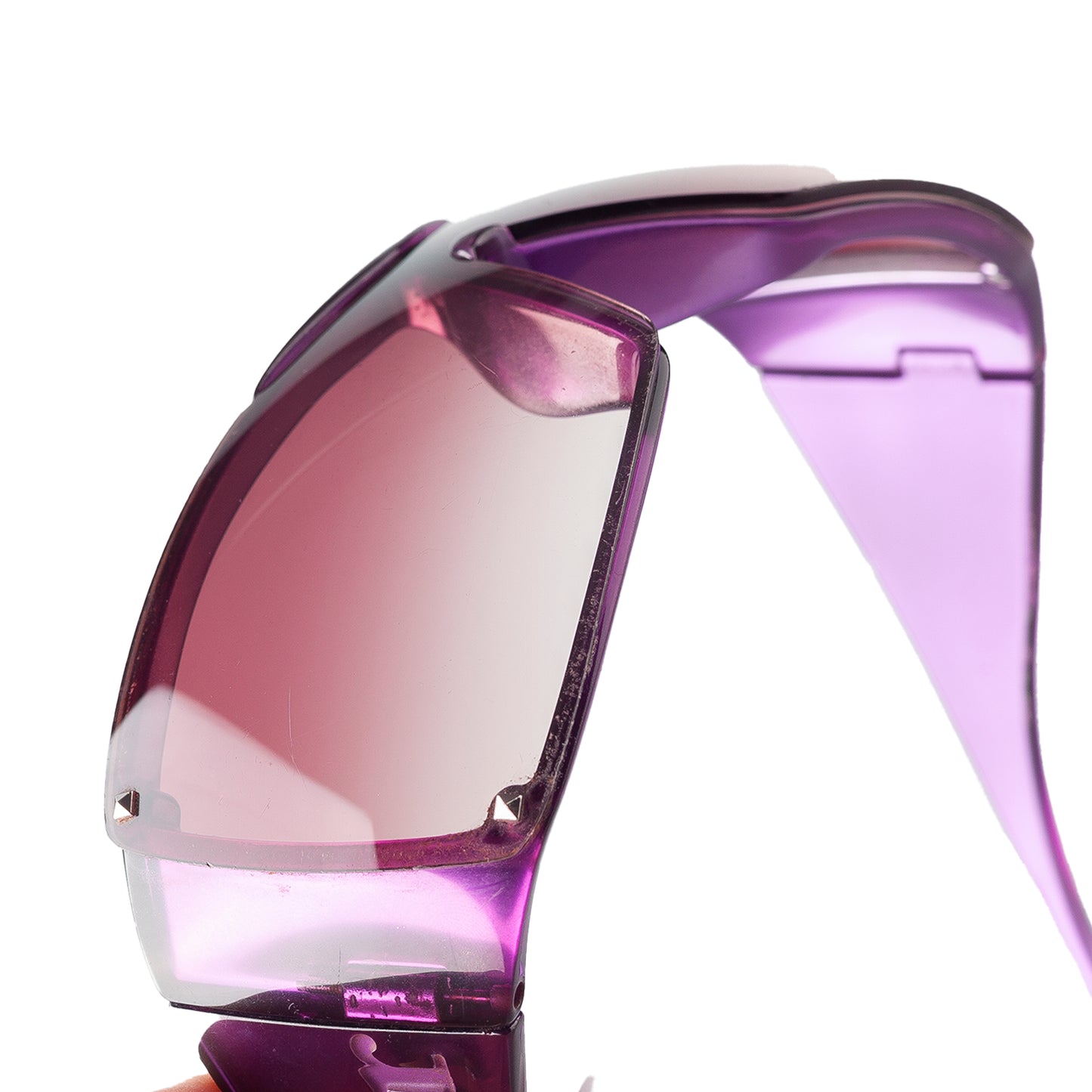 Dior Overshine 2 Purple Vintage Shield Sunglasses