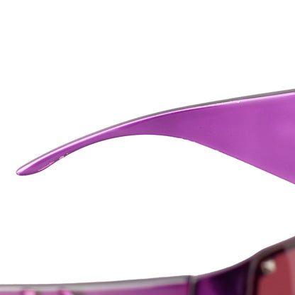 Dior Overshine 2 Purple Vintage Shield Sunglasses