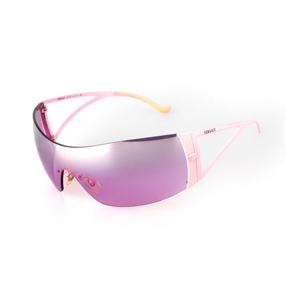 Versace MOD. 2034 1067/7A Vintage Pink Shield Sunglasses