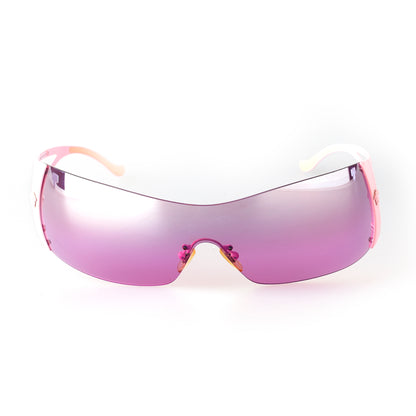 Versace MOD. 2034 1067/7A Vintage Pink Shield Sunglasses