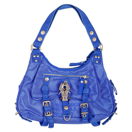 GG&L George Gina & Lucy “MOS COWGIRL” Electric Blue Shoulder Bag