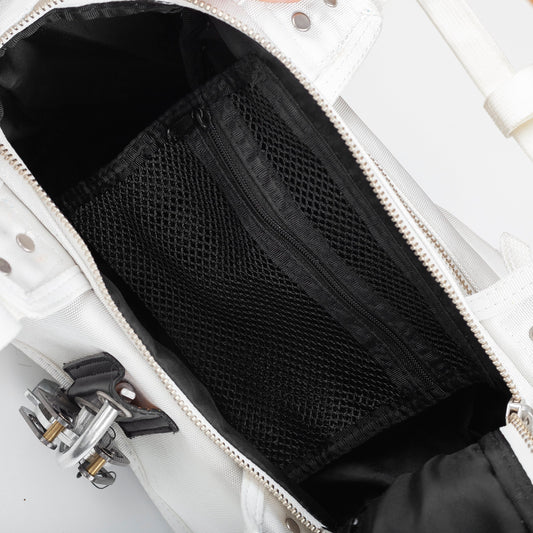 GG&L George Gina & Lucy “LOVEBOAT” White Bag