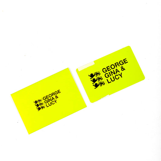 GG&L George Gina & Lucy “LOVEBOAT” White Bag