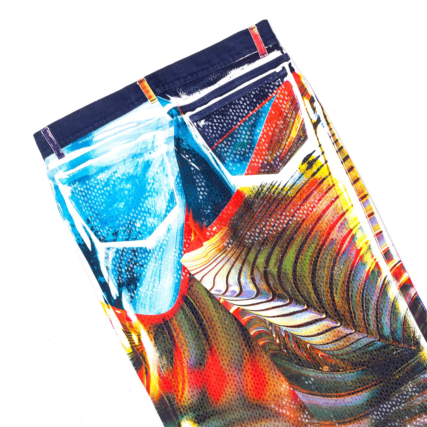 Roberto Cavalli Multicolor Hysteric Spiral Pants (M)