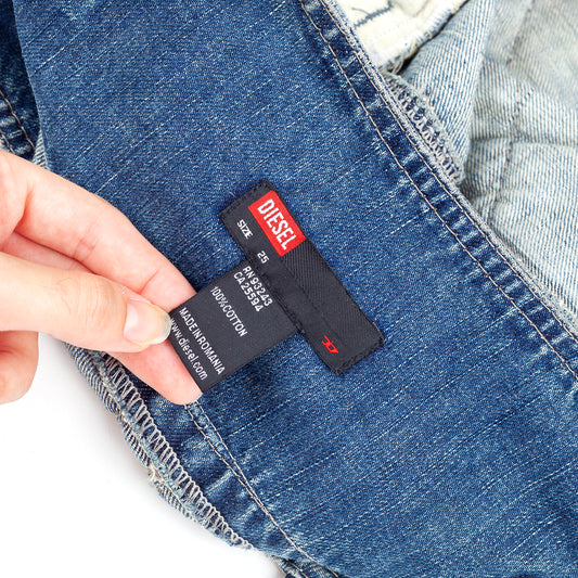 Diesel Denim Vintage Cargo Mini Skirt