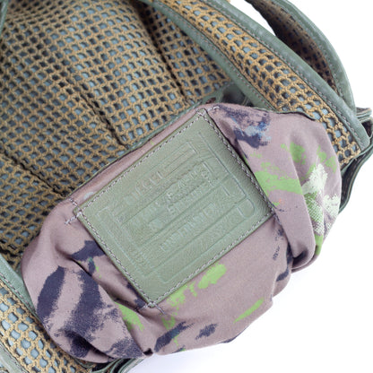 Diesel Vintage Sage Green Netted Bag