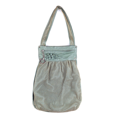 Diesel Vintage Sage Green Netted Bag